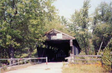 Whittier Covered Bridge 29-02-08. Photo by Liz Keating, September 18, 2006